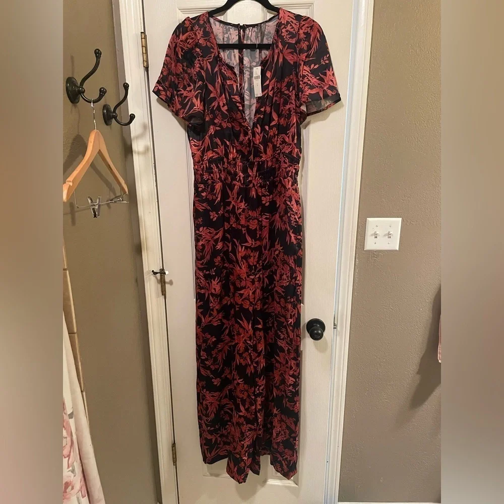 Anthropologie The Somerset Jumpsuit Color: BLACK MOTIF Size Medium NWT - Picture 4 of 6